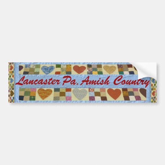 Amish Gift, Lancaster County Bumpersticker (Voorkant)