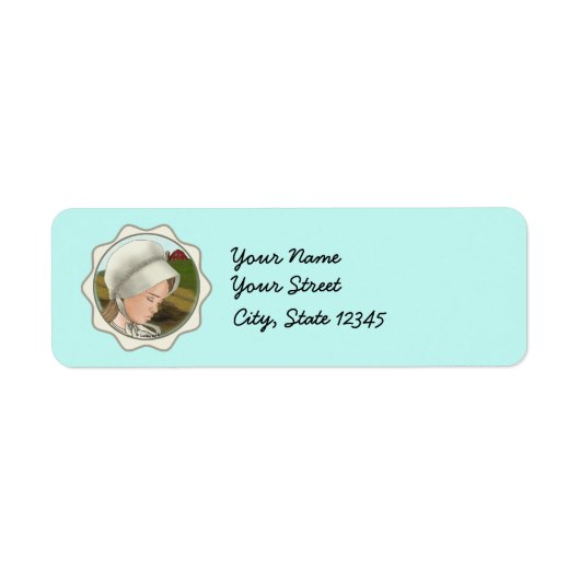 Amish Girl Bonnet labels (Voorkant)
