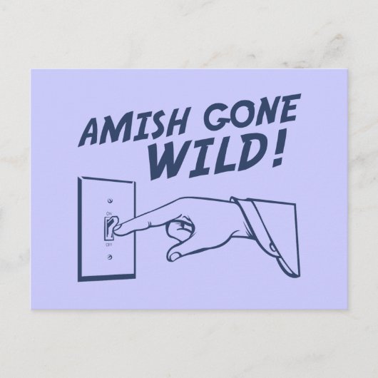 Amish Gone Wild. Briefkaart (Voorkant)