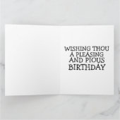 AMISH GRAPPIG VERJAARDAG WENSKAART KAART (Binnen)