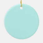 Amish Hoefijzer Meisje Keramisch Ornament (Achterkant)