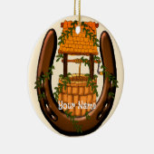 Amish Hoefijzer wenst goed ornament (Rechts)