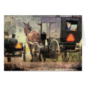 Amish Horse and Buggy (Voorkant Horizontaal)