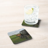 Amish Horse and Buggy at Sunset Drankjes Onderzetter (Rechterzijde)