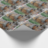 Amish Horse and Buggy Cadeaupapier (Hoek)