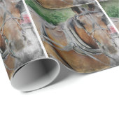 Amish Horse and Buggy Cadeaupapier (Rol Hoek)