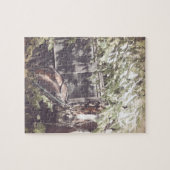 Amish Horse and Buggy in the Shade Legpuzzel (Horizontaal)