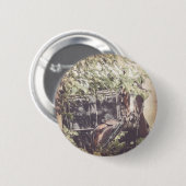 Amish Horse and Buggy in the Shade Ronde Button 5,7 Cm (Voorkant /achterkant)