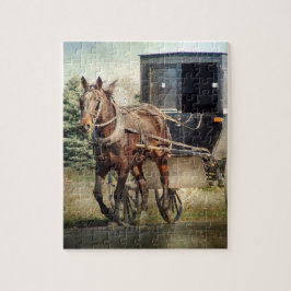 Amish Horse and Buggy Legpuzzel