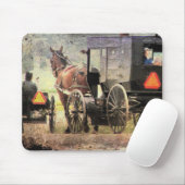 Amish Horse and Buggy Muismat (Met muis)