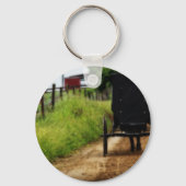 Amish Horse and Buggy Sleutelhanger (Voorkant)