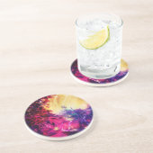 Amish Horse and Buggy, Space Edition Zandsteen Onderzetter (Zijkant)