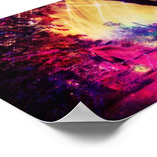 Amish Horse Fun Poster (Hoek)