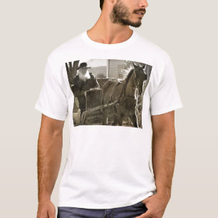 Amish Horse Gekke met tongstout T-shirt