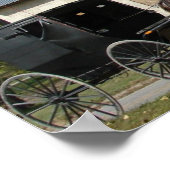 Amish Horse Poster (Hoek)
