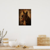 Amish Horse Poster (Keuken)