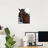 Amish Horse Poster (Thuiskantoor)