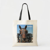 Amish Horse Smile! Tote Bag (Voorkant)