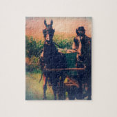 Amish Horse Team Legpuzzel (Verticaal)