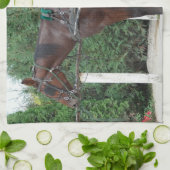 Amish Horse Theedoek (Gevouwen)