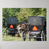 Amish Horses and Buggies Poster (Voorkant)