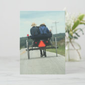 Amish jongens kaart (Staand voorkant)