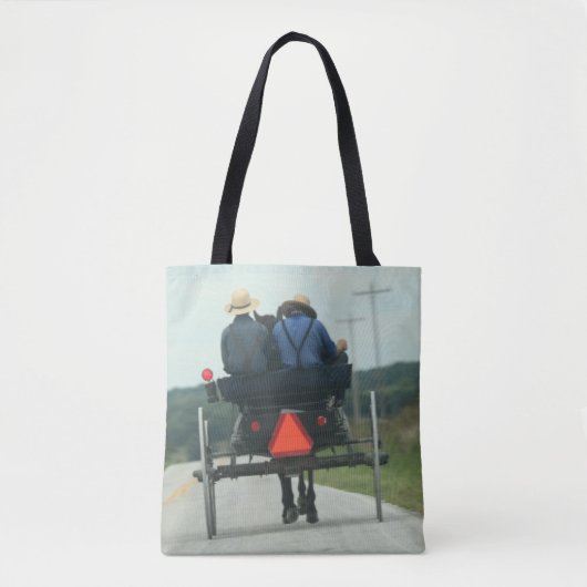 Amish jongens tote bag (Voorkant)