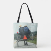 Amish jongens tote bag (Achterkant)