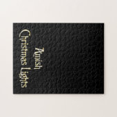 Amish kerstlampjes legpuzzel (Horizontaal)