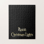 Amish kerstlampjes legpuzzel (Verticaal)