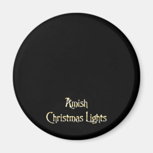 Amish kerstlampjes magneet
