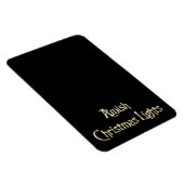 Amish kerstlampjes magneet (Rechterzijde)