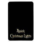 Amish kerstlampjes magneet (Verticaal)