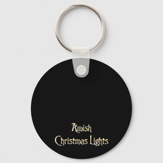 Amish kerstlampjes sleutelhanger (Voorkant)