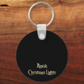 Amish kerstlampjes sleutelhanger (Voorkant)