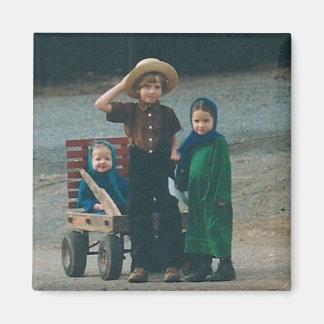 Amish Kinder Lancaster County PA magneet