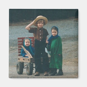 Amish Kinder Lancaster County PA Magnet