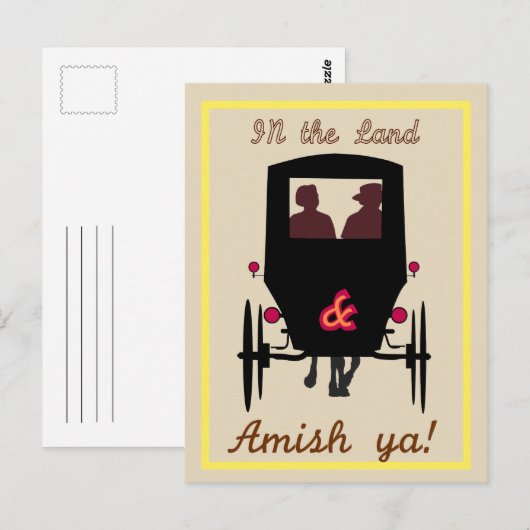 Amish Land Briefkaart (Voorkant / Achterkant)