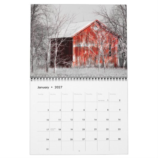 AMISH LAND Calendar Kalender (Jan 2027)