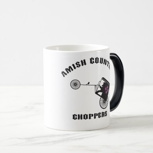 AMISH LAND CHOPPER cup Magische Mok (Voorkant rechts)