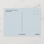 Amish Land in Lancaster Pennsylvania Briefkaart (Achterkant)