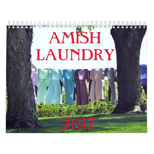 AMISH LAUNDRY 2017 KALENDER (Hoes)