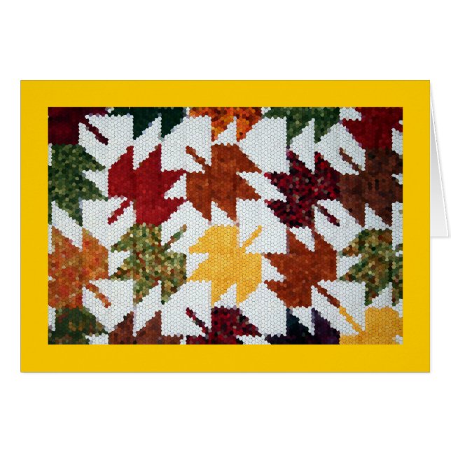 Amish Leaves (Voorkant Horizontaal)