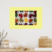 Amish Leaves Poster (Keuken)