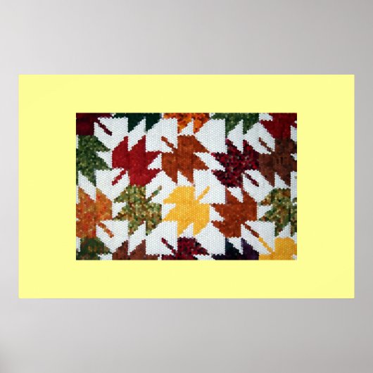 Amish Leaves Poster (Voorkant)