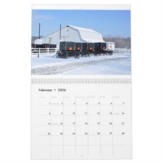 AMISH LIFE 2022 KALENDER (Feb 2026)