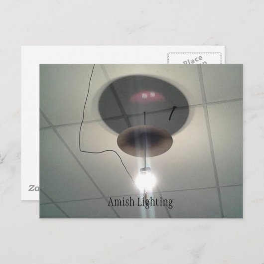 Amish Lighting Briefkaart (Voorkant / Achterkant)