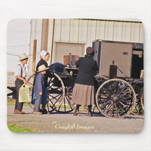 Amish Loading Buggy Muismat (Voorkant)