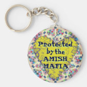Amish Mafia Protection! Button Sleutelhanger! Sleutelhanger (Voorkant)