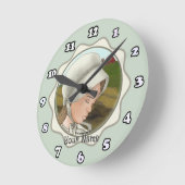 Amish Meisje Hoedje Ronde Klok (Hoek)